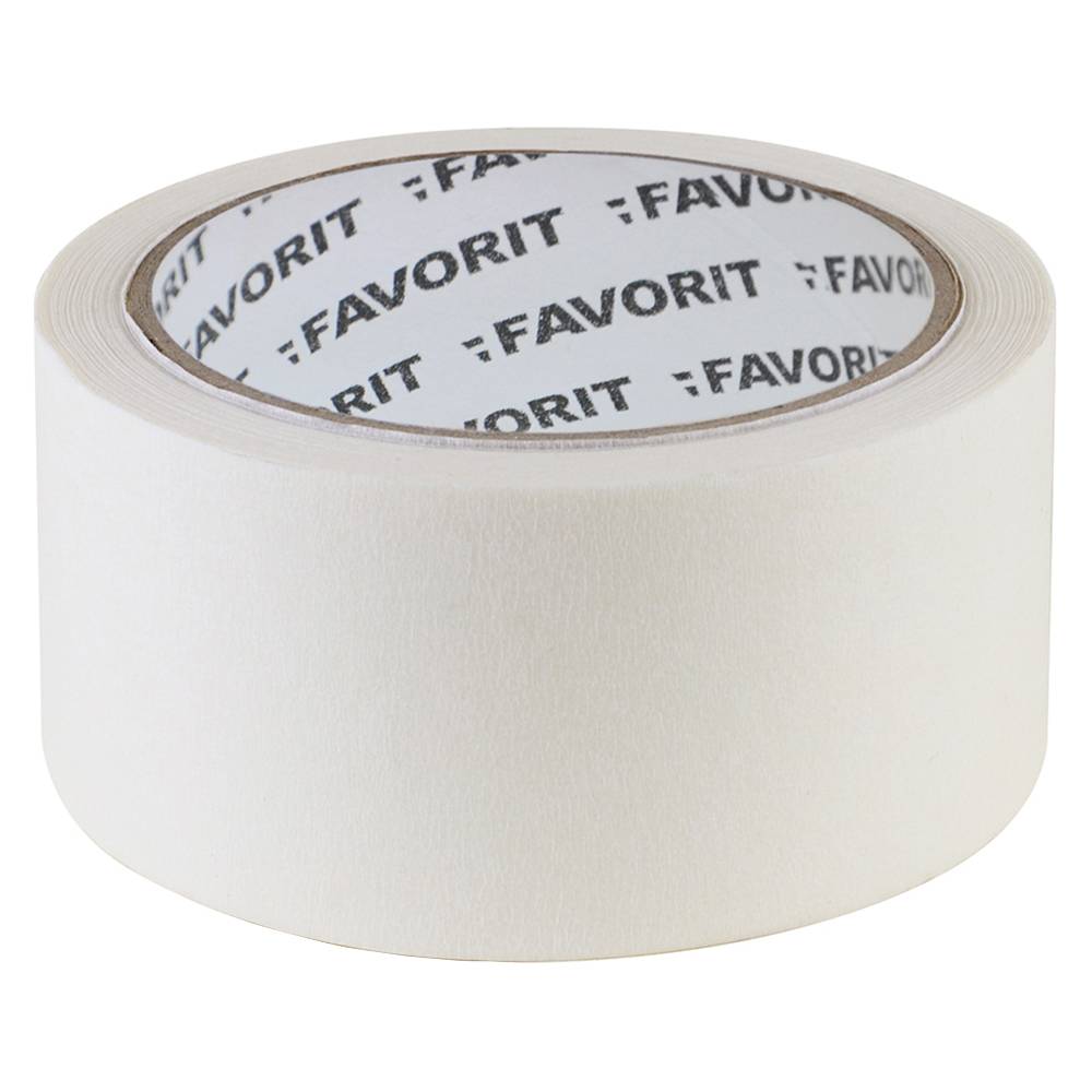 Стрічка клейка паперова для вікон 48 мм х 20 м Favorit | 10-258