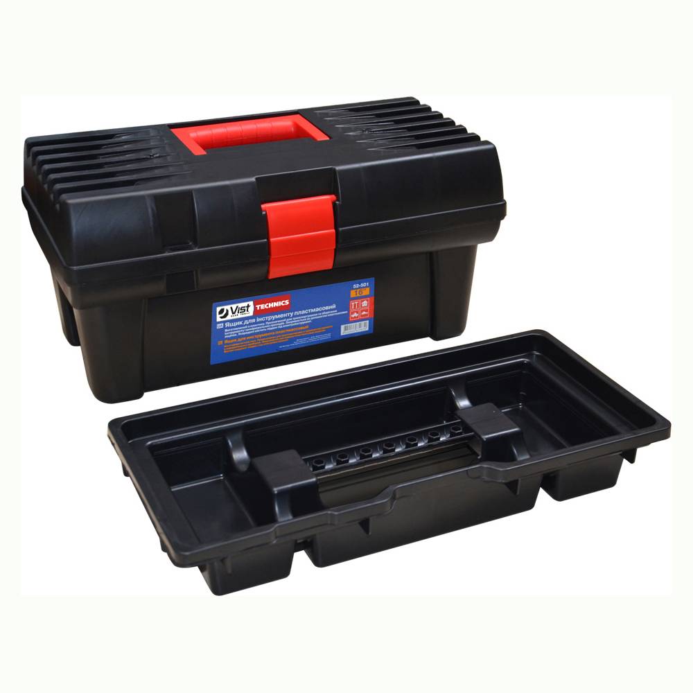 Ящик для інструментів пластмасовий 16 Technics | 52-501