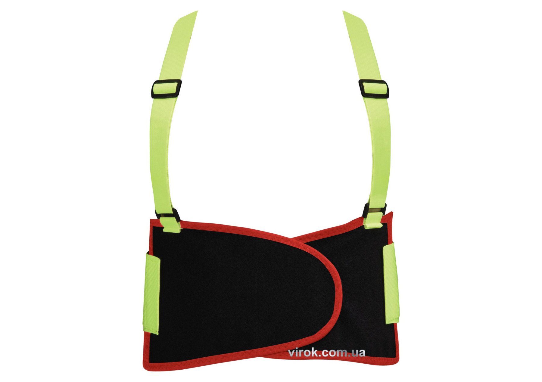 YATO Пояс для підтримки спини YATO еластичний зі збільшеною видимістю (зелений), 125х 20см, розмір X