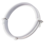 Хомут металлический для вентиляции с резиновой вставкой "АЭРО" 180 /М8