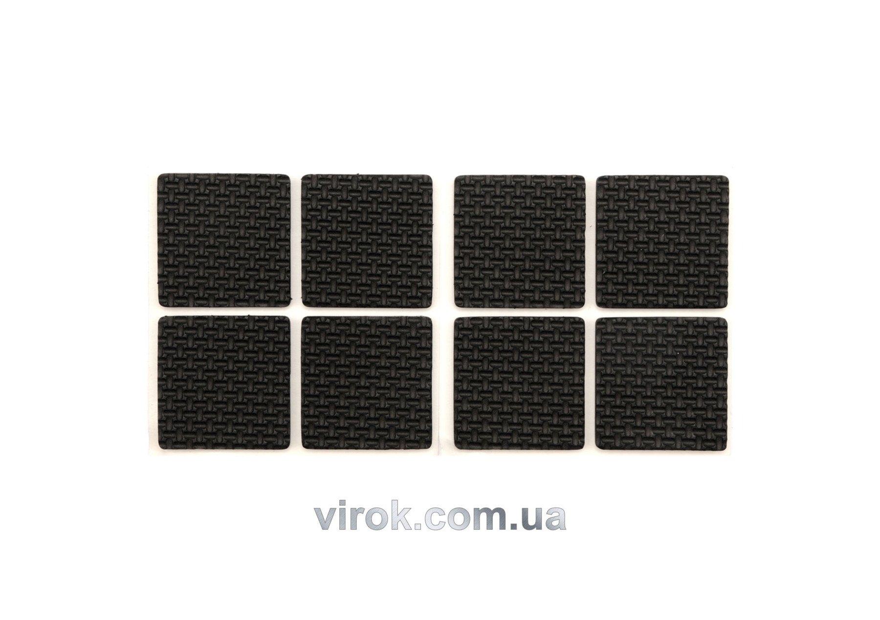 VOREL Наб. самокл. протект. 38х38мм/8шт-черные 74897
