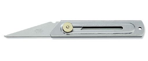 Нож OLFA CK-2 хозяйственный с выдвижным лезвием, корпус и лезвие из нержавеющей стали, 20мм