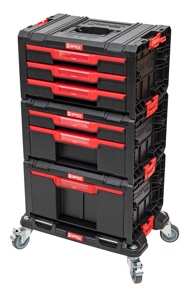 QBRICK SYSTEM Набор ящиков PRO Drawer Workshop SET 5 мобильный шкаф 525 x 345 x 885 | Z260547PG003