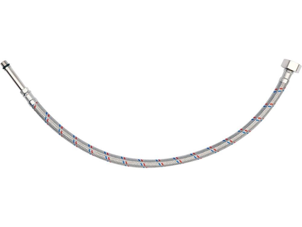 Шланг водопровідний з опліткою з нерж сталі FALA l= 500мм Ø= 8/12, з'єдн F-1/2" х M-M10x1- 50мм 1МПа