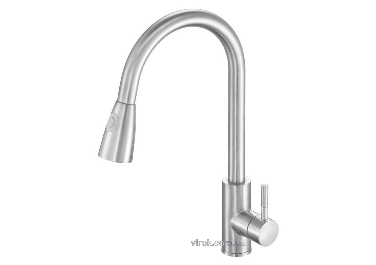 FALA Змішувач води для кухонної раковини "STEELY 4" з кульовим регулятором  | 75805