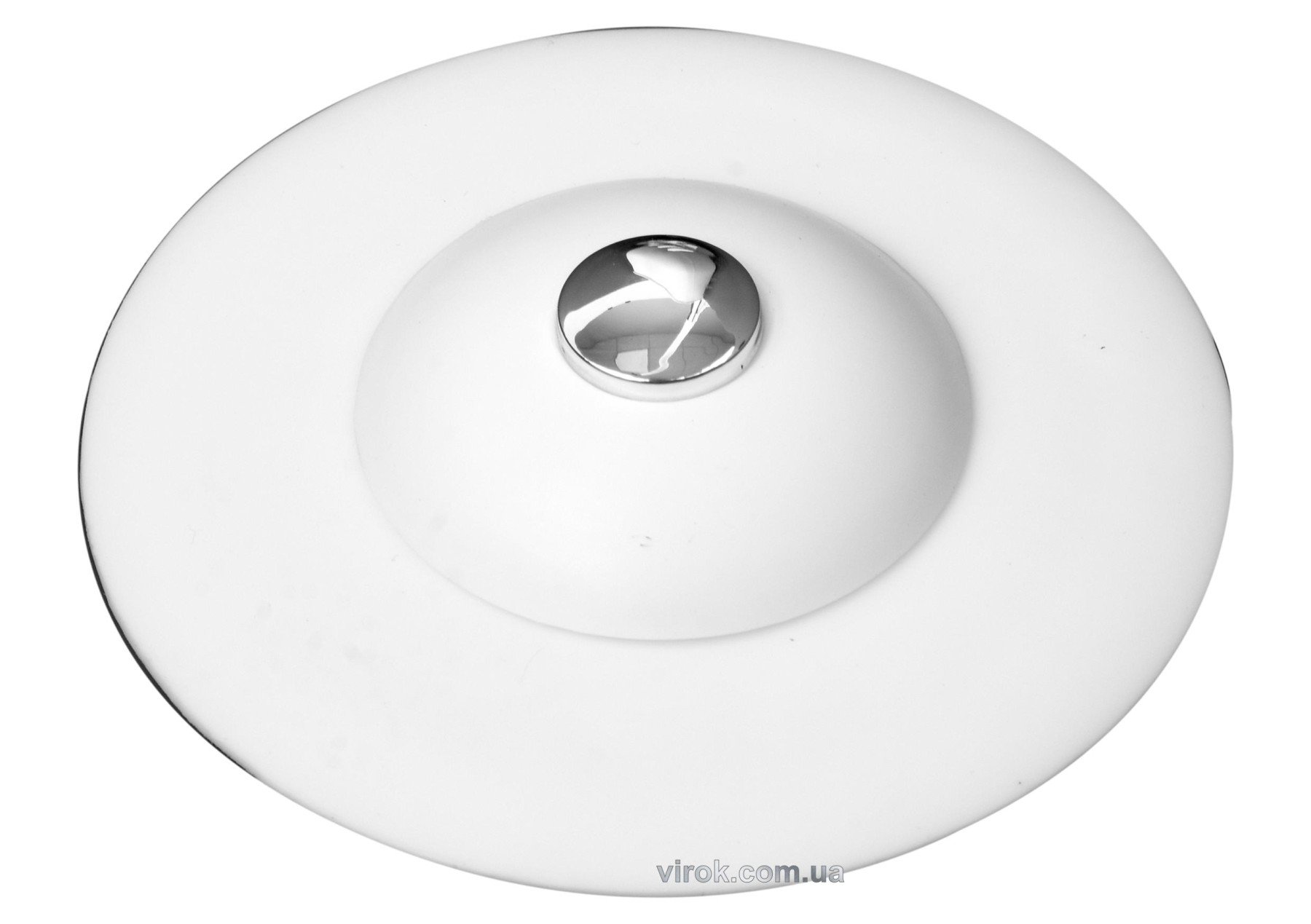 FALA Корок до ванни і раковин, силіконовий , Ø= 100 мм, білий  | 74781