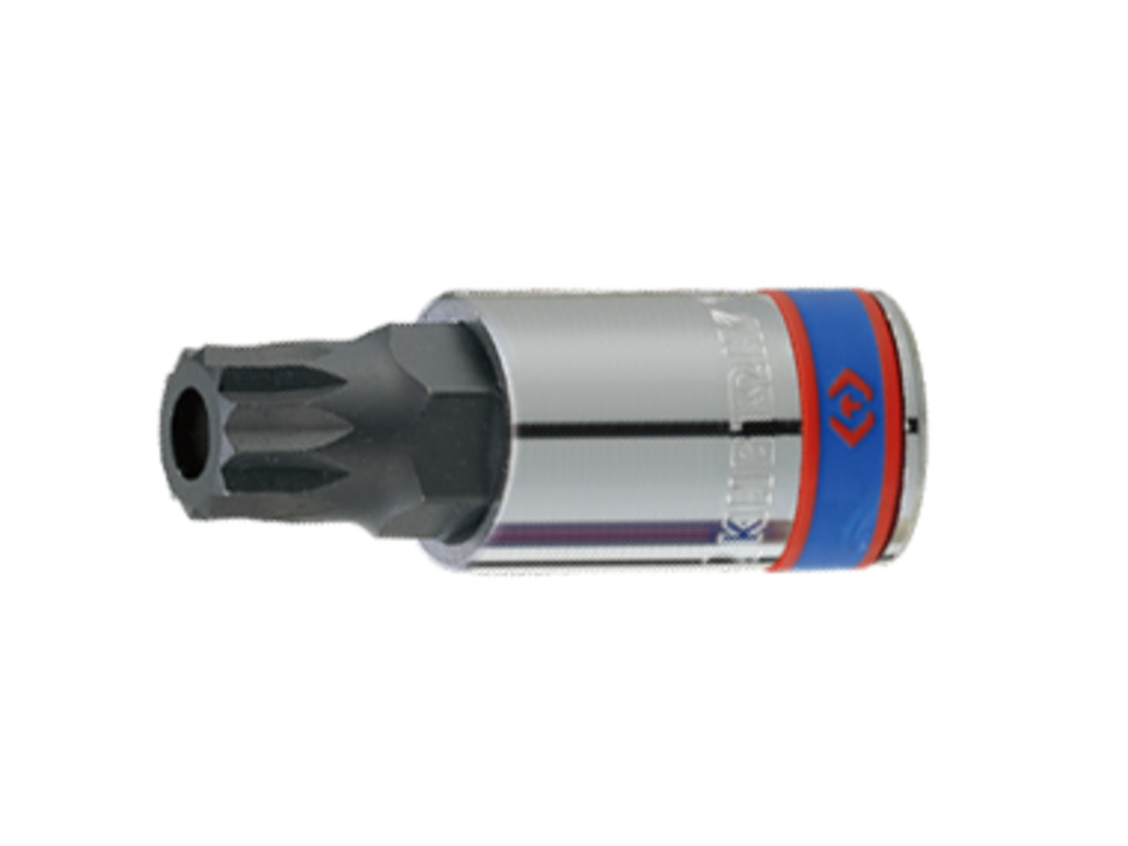 KING TONY Бита SPLINE с головкой 1/2" М16 с отверстием. | 402B16
