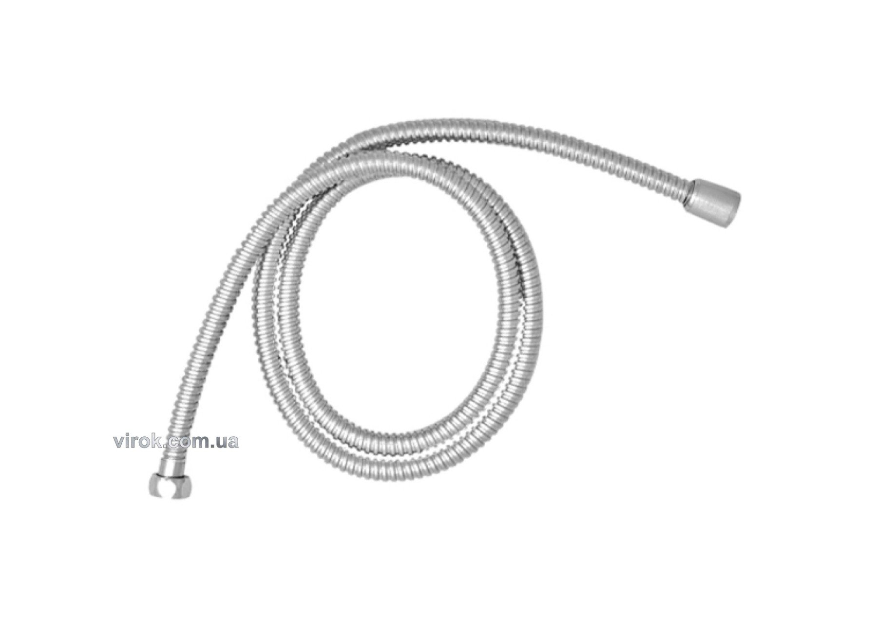 VOREL Шланг душовий з металевою гофрою , l=1,7 м, нержавіюча сталь і EPDM  | 75554