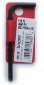 BONDHUS Ключ шестигранный 4,0х68мм Г-образный, CrV сталь.