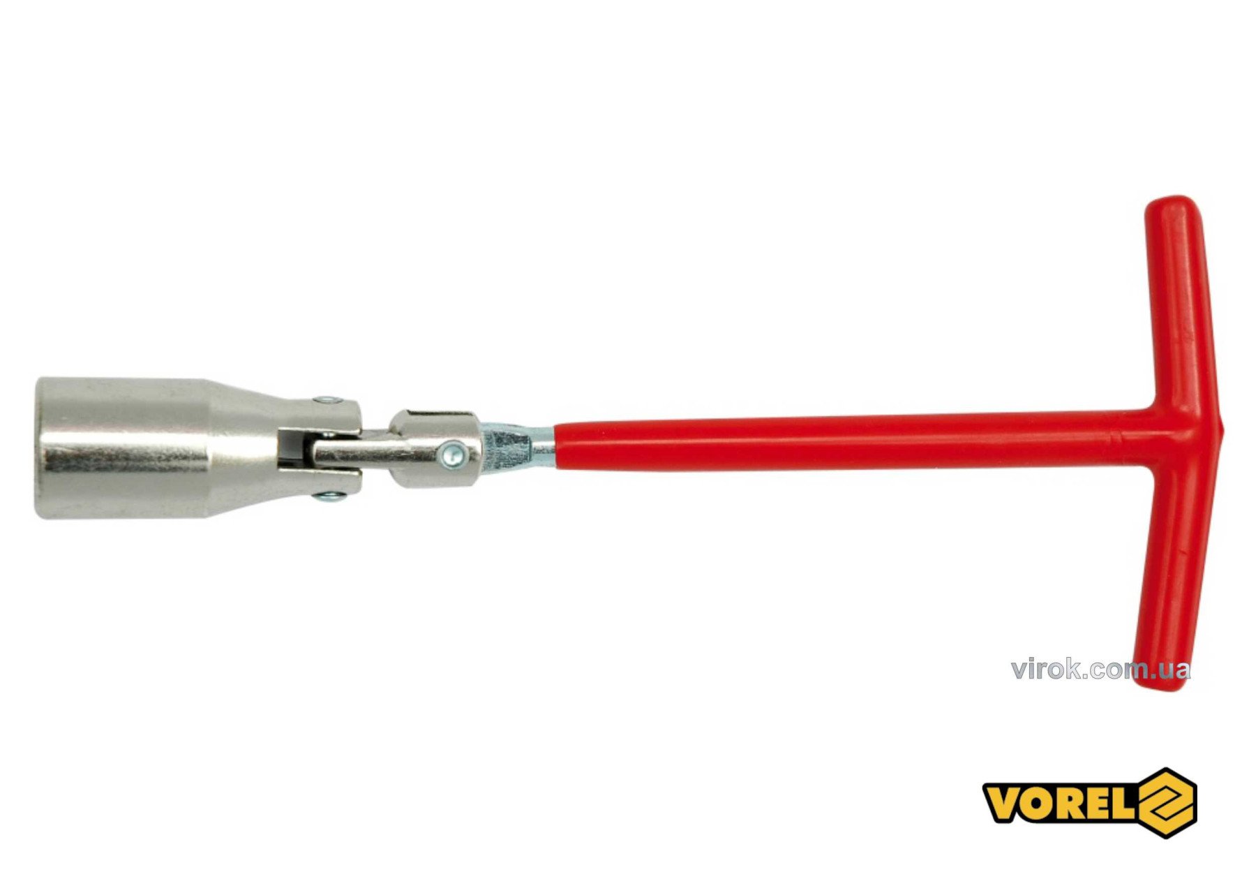 VOREL Ключ до свічок автомобільних шарнірний 21мм  | 57210