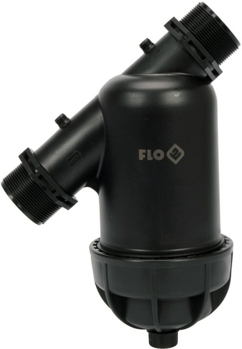 FLO Фільтр водяний для зрошувальних систем з гвинов. приєднанням- 2", фільтр- 130 мкм, 0,8 MPa  | 88