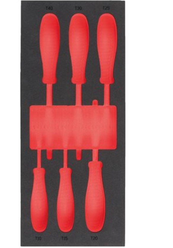 MILWAUKEE Ложемент для викруток TX (6шт) | 4932493670