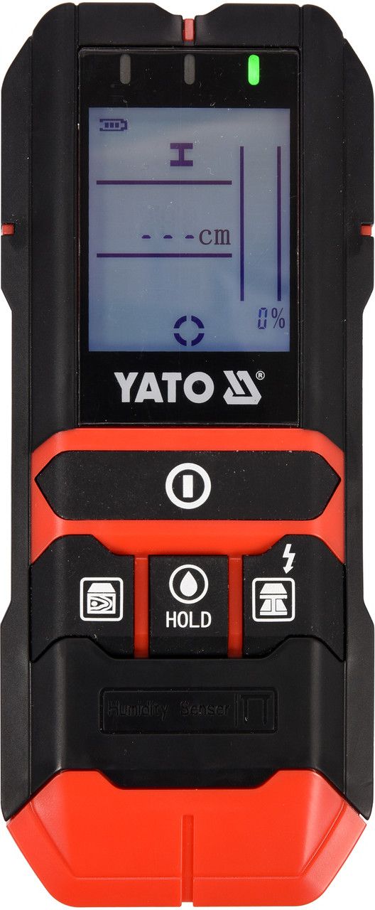 YATO Детектор цифровий YATO прихованих матеріалів та електропровідників, вологості дерева  | YT-7313