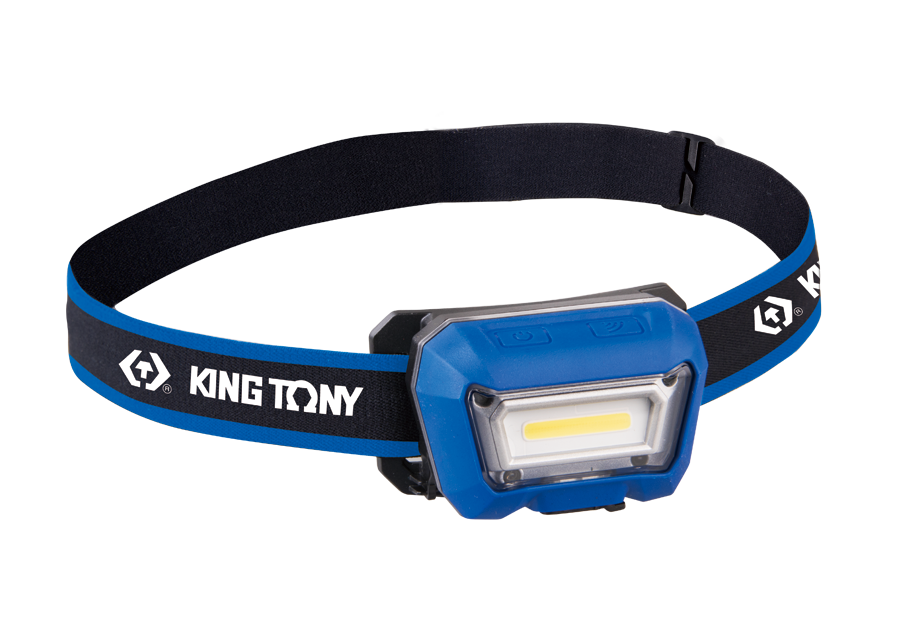 KING TONY Фонарь налобный 3W LED Аккумуляторный | 9TA52A