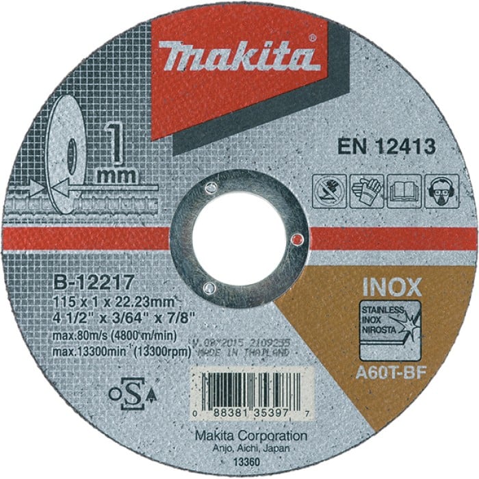 Відрізний диск Makita A60T (125x1х22 мм) (B-12239)
