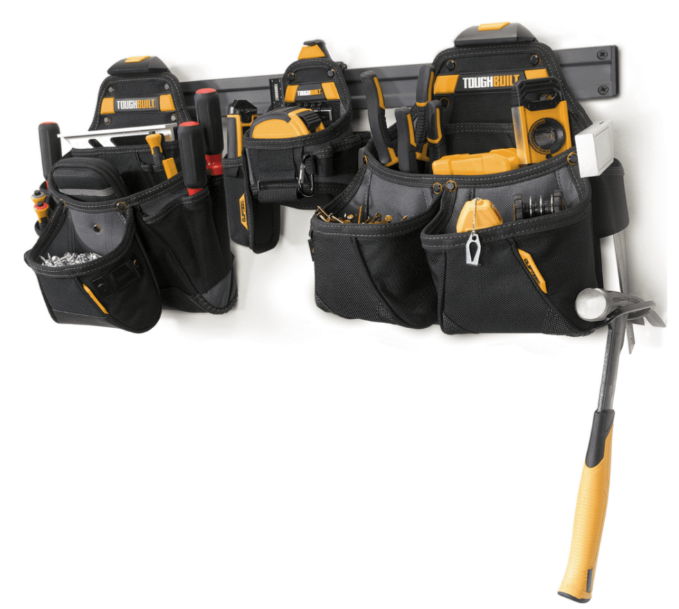 TOUGHBUILT Набір будівельних сумок із настінним органайзером TB-CT-153-11 з 11 предметів
