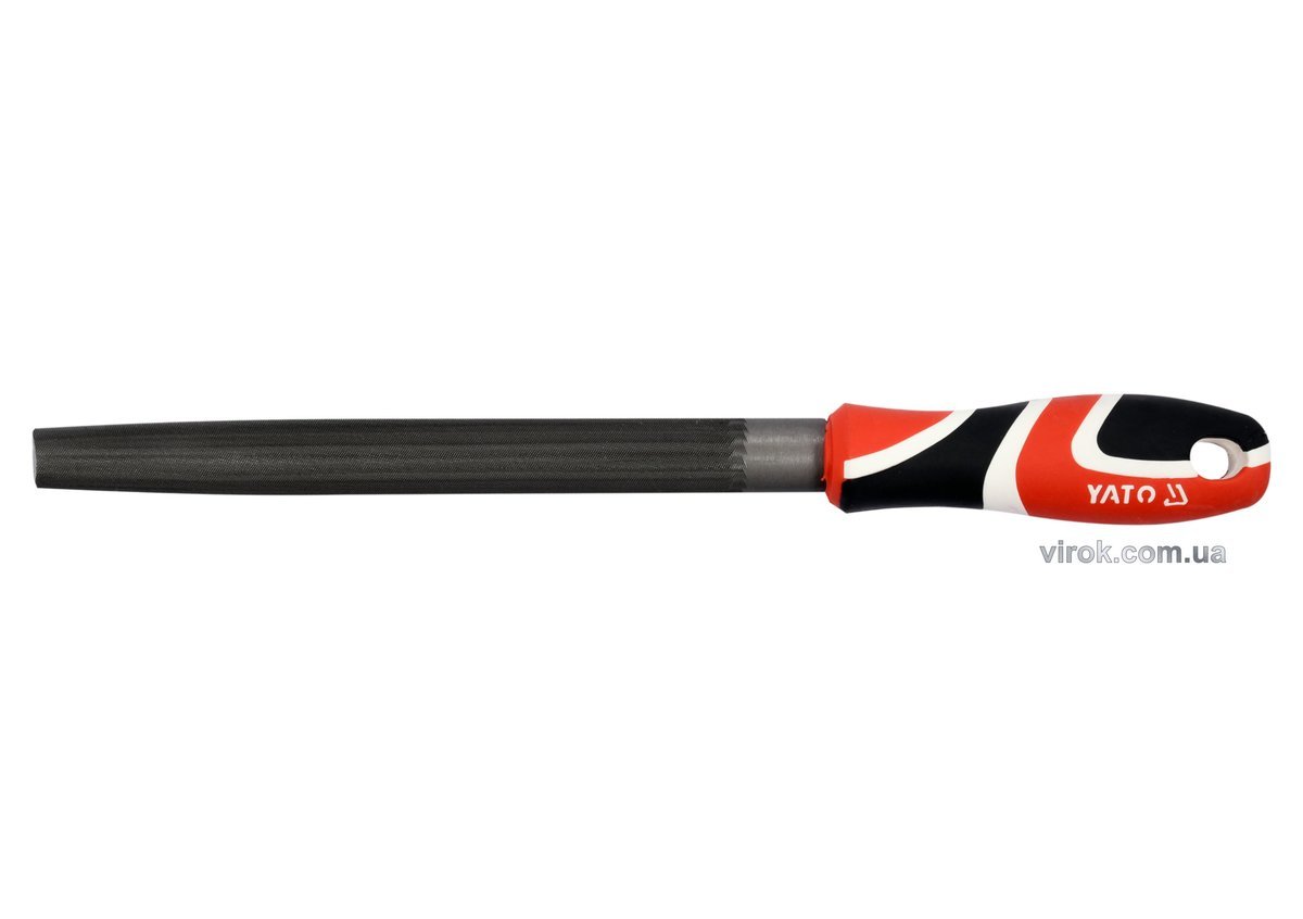 YATO Напильник по металу YATO, напівкруглий l=200 мм, #3  | YT-62349