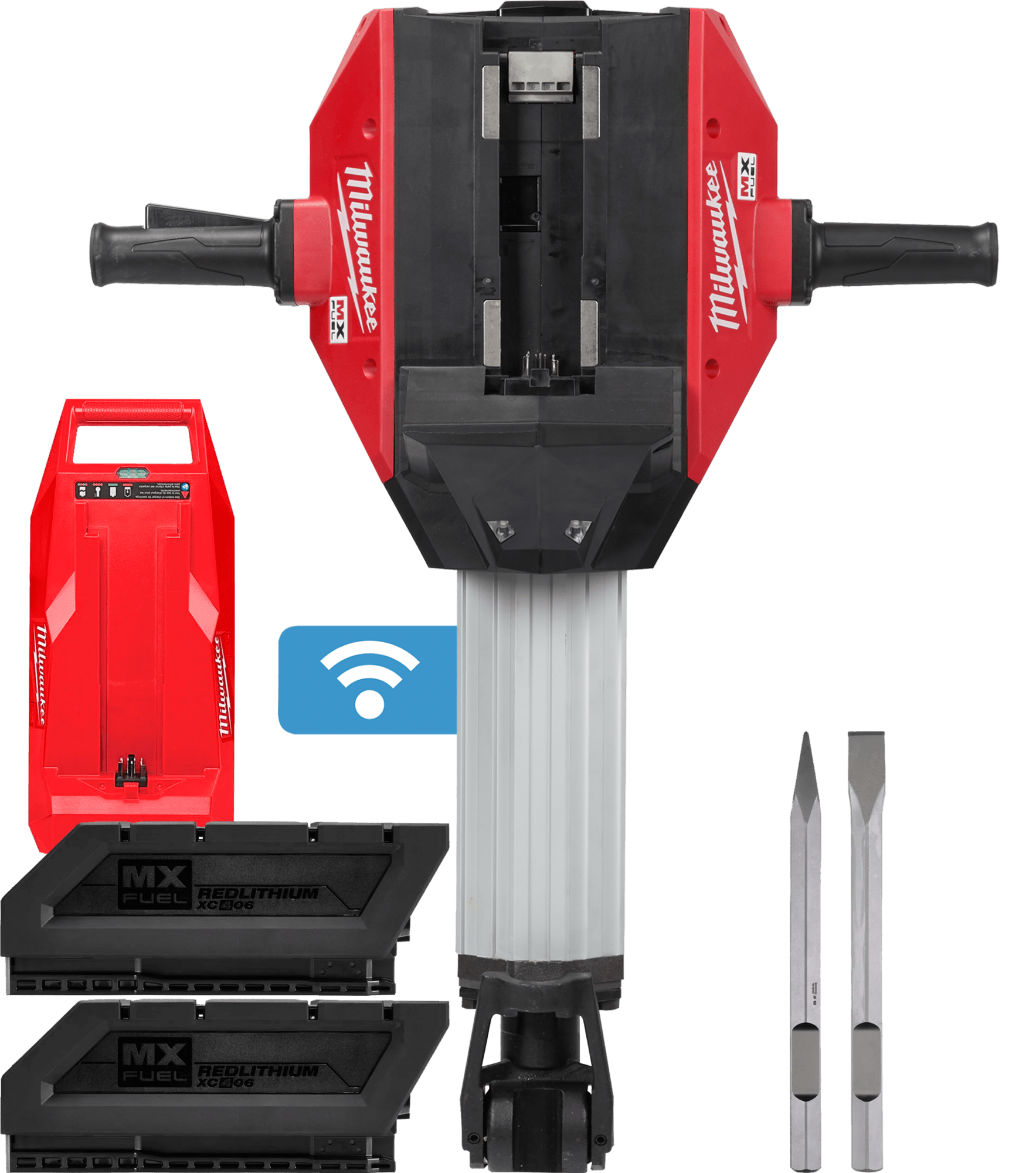 MILWAUKEE Аккумуляторный отбойный молоток энергия удара 68 Дж MX FDH2528H-602 | 4933464877