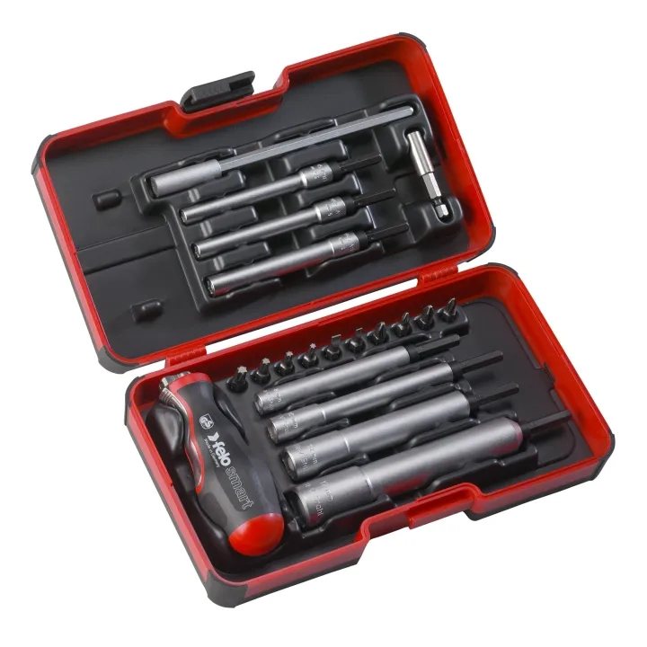 Набор отверток в чехле FELO ( ФЕЛО )-SMART Engиneer SL. PH. Pz. Torx. SW + спецручка.