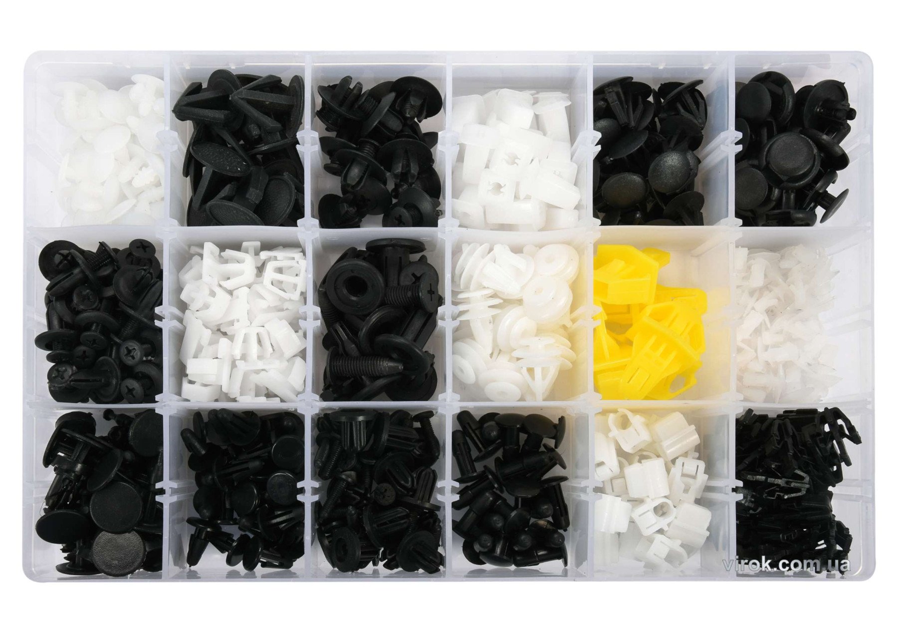 YATO Шпинки для автосалоної обшивки HONDA YATO, різні, 18 типорозмірів, 418 шт.  | YT-06656