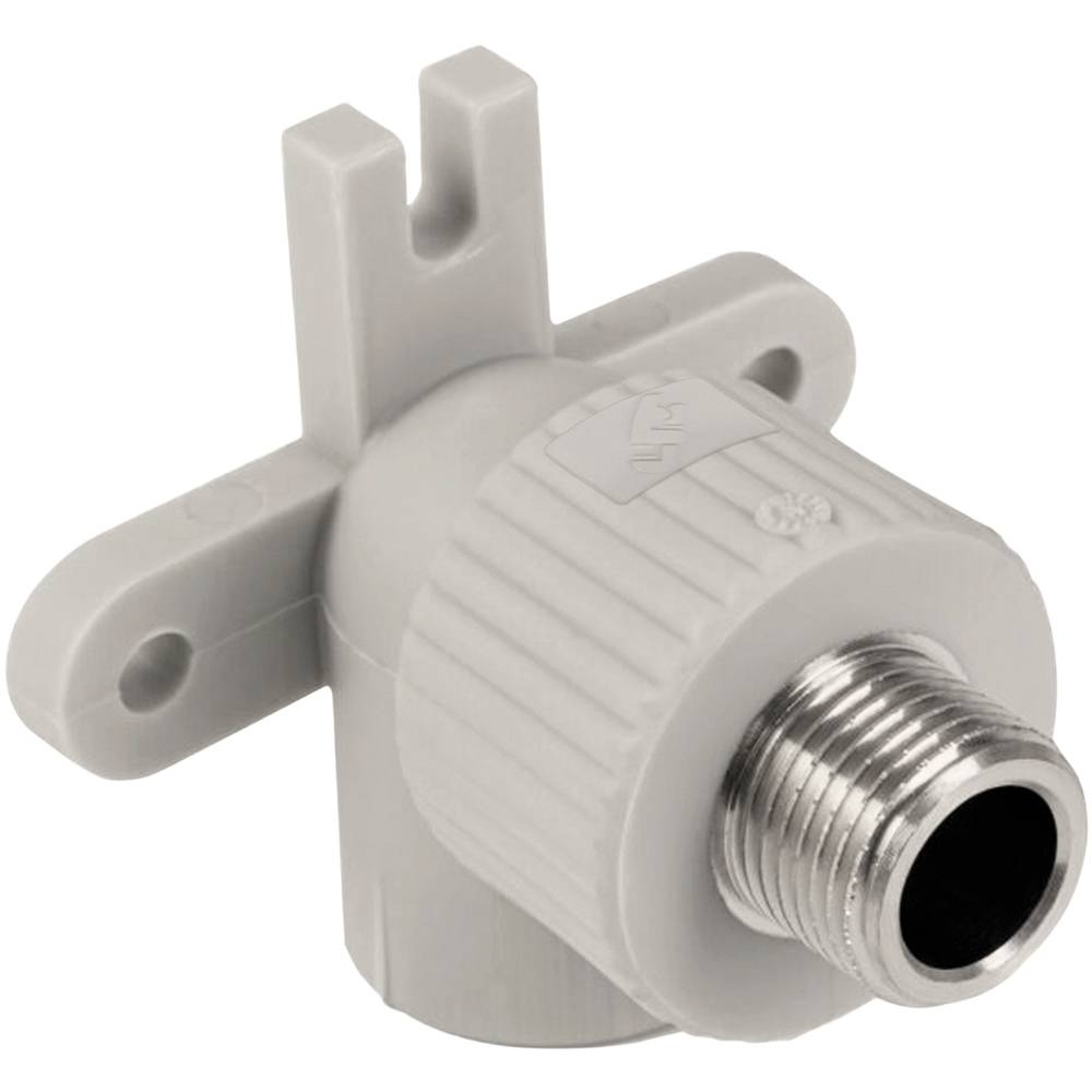 Фітинг настінне коліно з зовнішньою різьбою PP-RCT 20х1/2 Fonte | 78-752