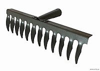 Граблі без ручки (кручений зуб) 12 зубів