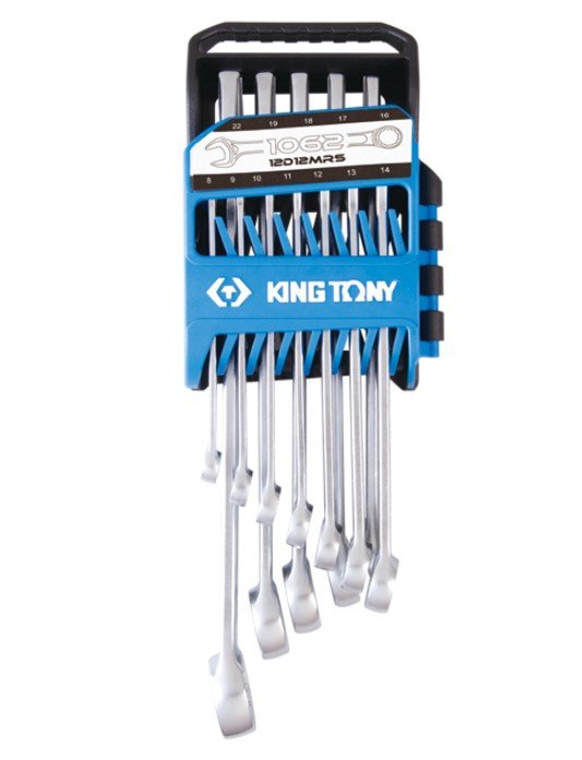 KING TONY Набор ключей комби 12шт. (8-22 мм) супер-легкие в холдере | 12D12MRS