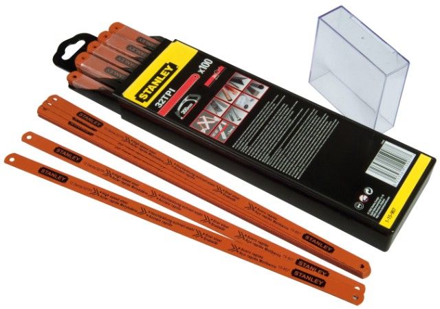 STANLEY 1-15-907 Полотно ножовочное TPI 32 300мм для черных металлов, нержавейка (уп.1/10/100)