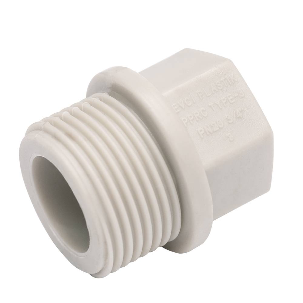 Заглушка пластикова з зовнішньою різьбою PP- R 3/4 Україна | 77-116