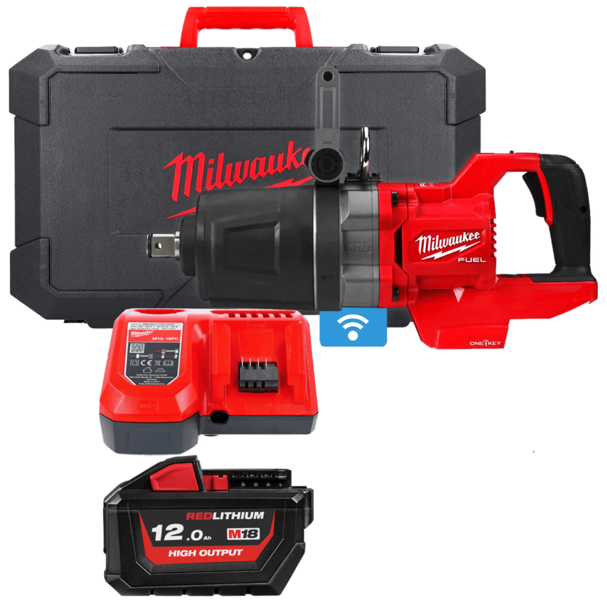 MILWAUKEE Гайкокрут акумуляторний 1" , M18 ONEFHIWF1DS-121C, 2711Нм  | 4933472072
