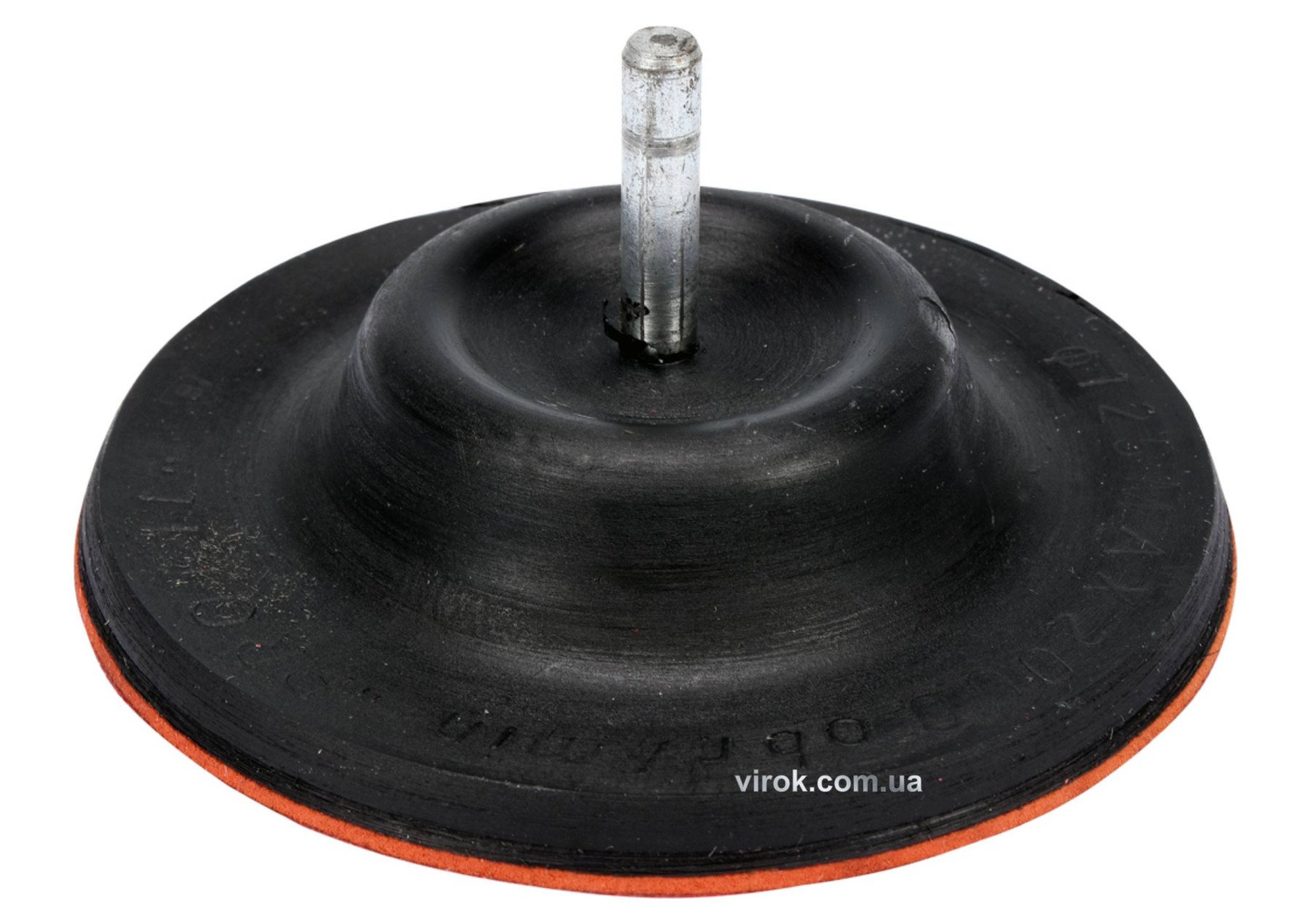 VOREL Круг-насадка шліфувальна з липучкою : Ø=125 мм з хвост-ом  | 08350