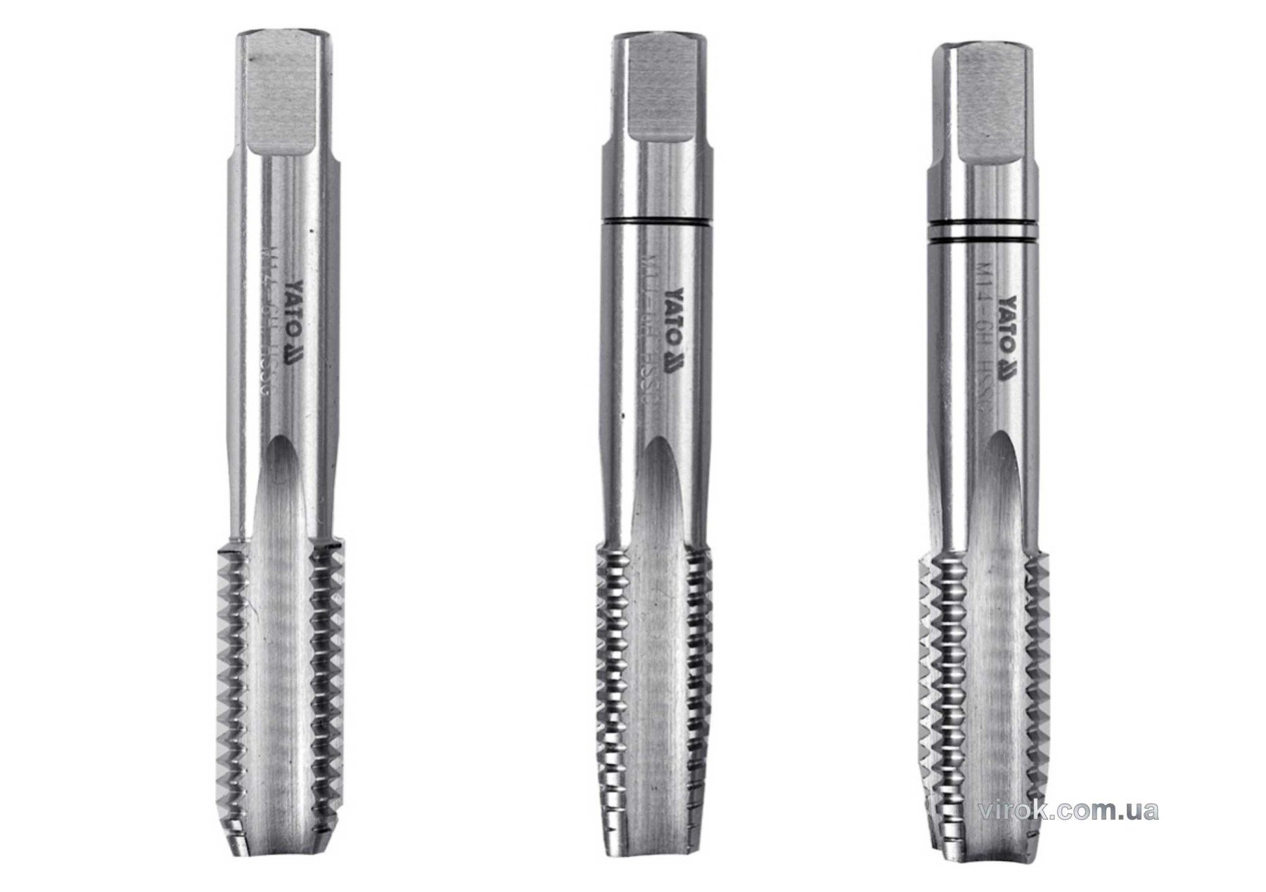 YATO Мітчик YATO М10 х 1.5 мм, HSS М2, l= 70 мм, 3 шт  | YT-2937