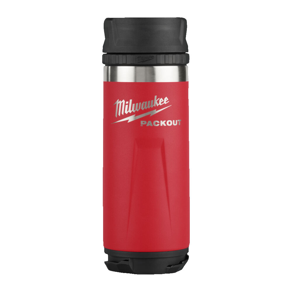 MILWAUKEE Термочашка PACKOUT Sip Lid, 532мл красная | 4932493473