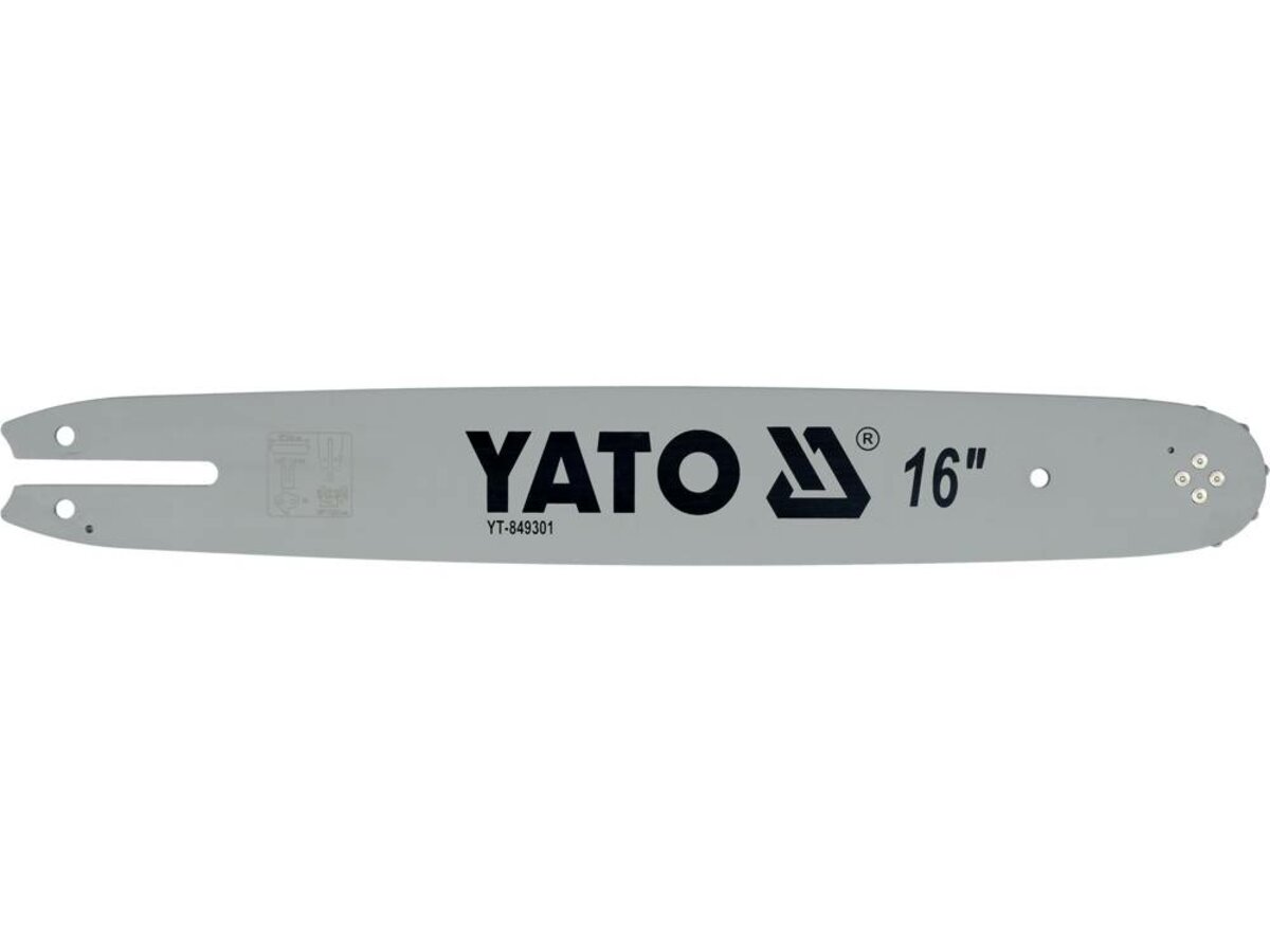 YATO Шина напрямна ланцюгової пили YATO l= 16"/ 40 см (55 ланок) для ланцюгів YT-849529  | YT-849301