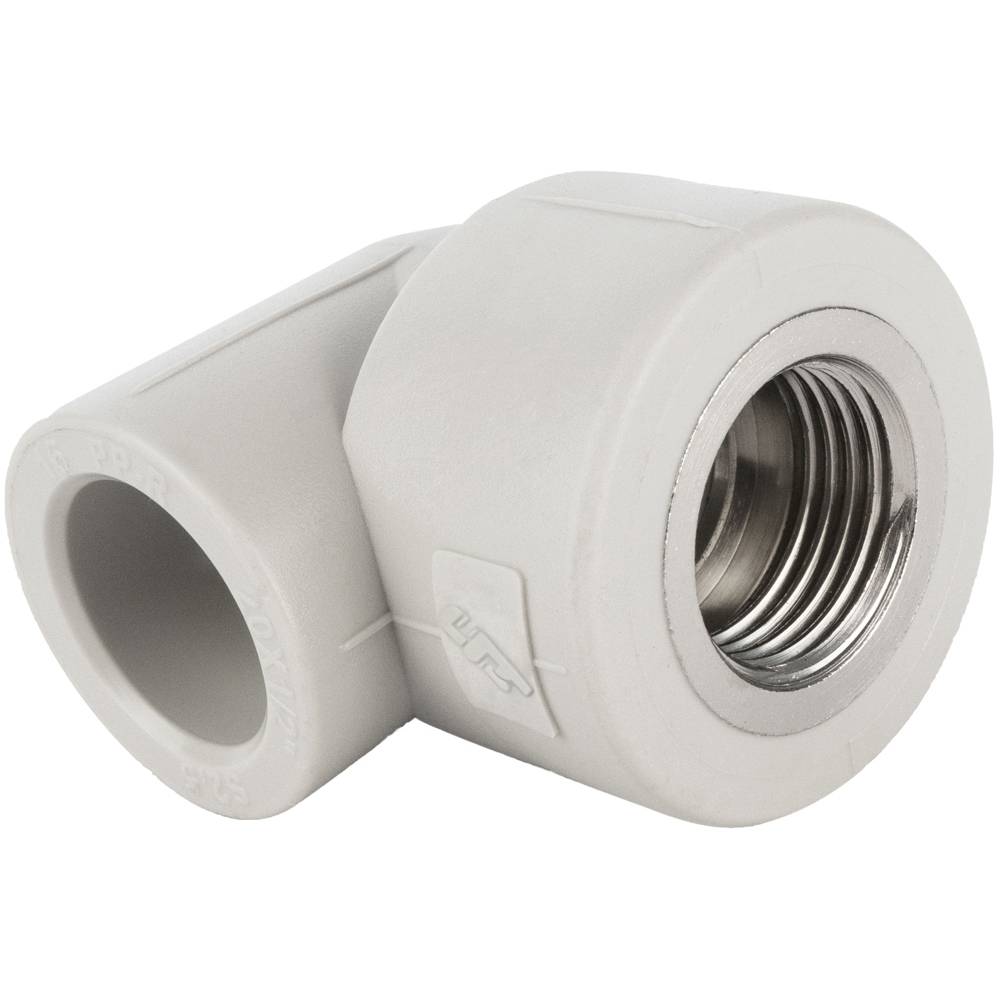 Фітинг коліно з внутрішньою різьбою PP-RCT 20х1/2 Fonte | 78-730