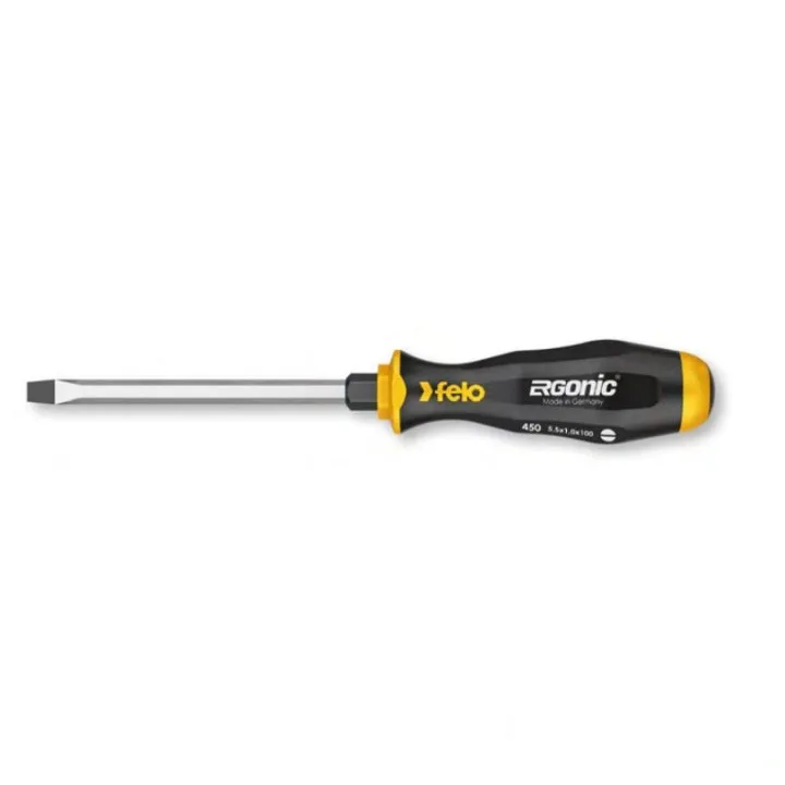 Отвертка силовая ударная FELO ERGONІС шлиц 4,5х0,8х90х94 мм (45004540)