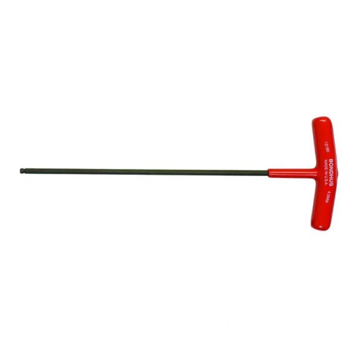 Отвёртка BONDHUS ( БОНДХУС ) Т-образная шестигранна сферическая 4 мм 220 мм.