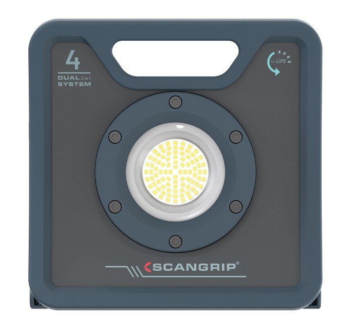 SCANGRIP Прожектор переносной 4000 lumen NOVA 4 C+R for Life (С сетевым кабелем и аккумулятором) | 0