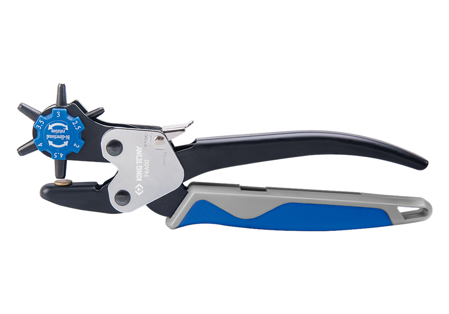 KING TONY Револьверный дырокол пробойник 230мм, D= 2.0-4.5 мм | 74A00