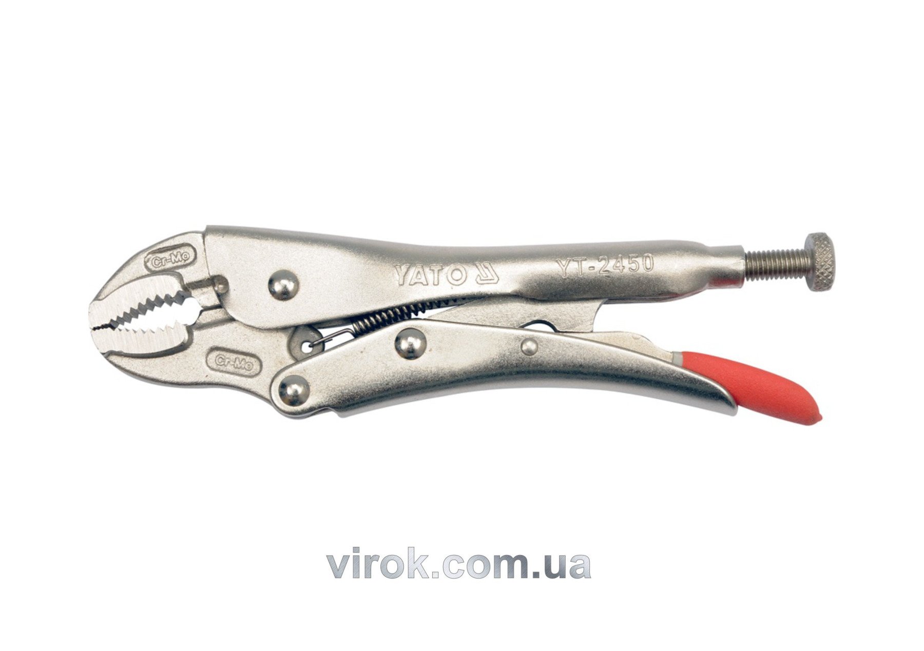 YATO Кліщі затискні YATO : L= 180 мм. Cr-Mo  | YT-2450
