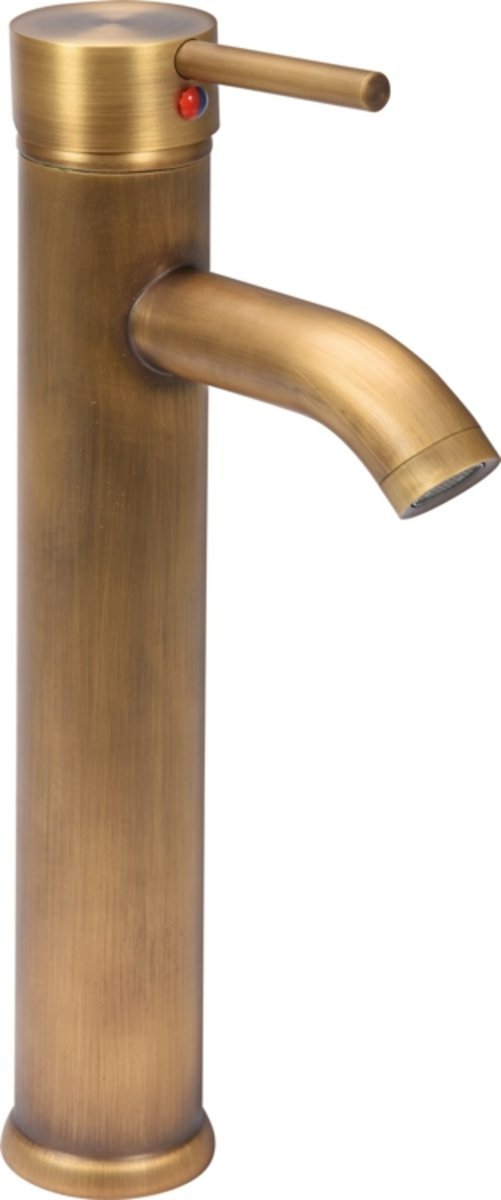 FALA Змішувач води для умивальника, високий "RETRO BRONZE 2" з кульовим регулятором  | 75837