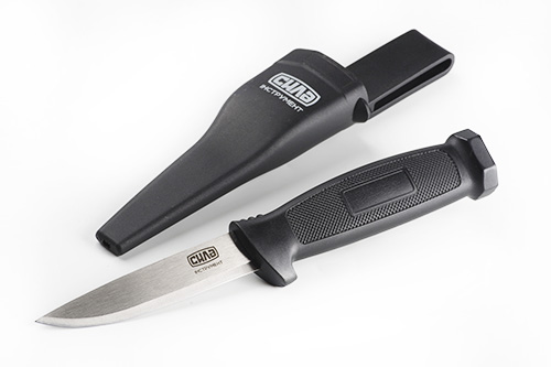 Нож хозяйственный Стандарт 21,8см СИЛА