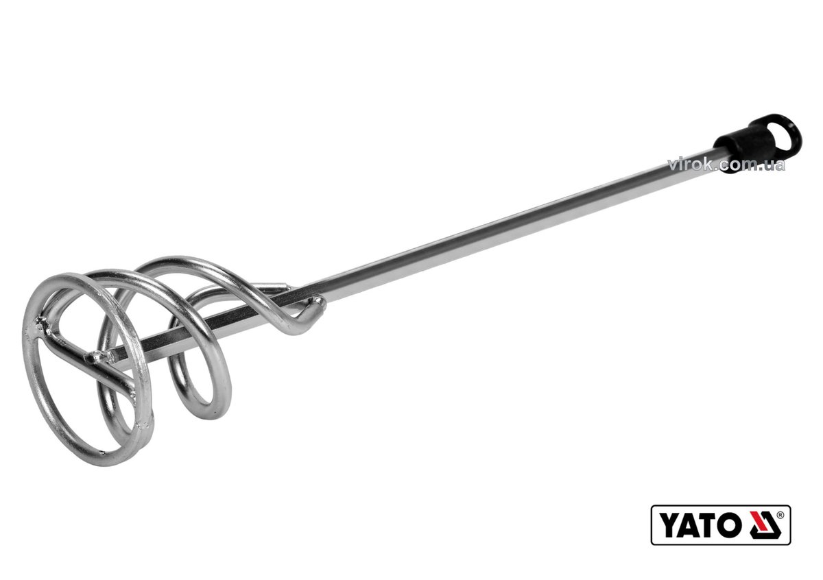 YATO Міксер спіральний для будівельних сумішей оцинкований YATO : Ø60 x 320 мм, HEX, max 4-9 кг  | Y