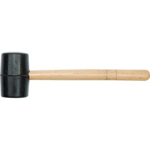 VOREL Молоток гумовий з дерев'яною ручкою, Ø=70 мм  | 33900