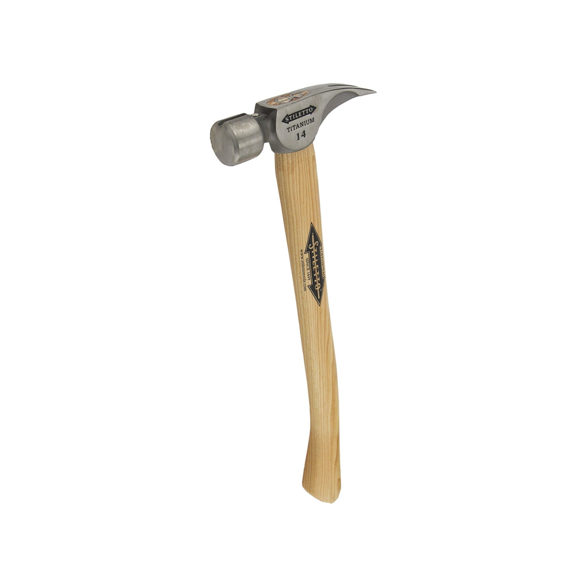 MILWAUKEE Титановый молоток с деревянной рукояткой Ti14SC-H18 | 4932352584