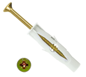 RU Универсальный распорный дюбель KPU 10x60 с шурупом 6.0x100