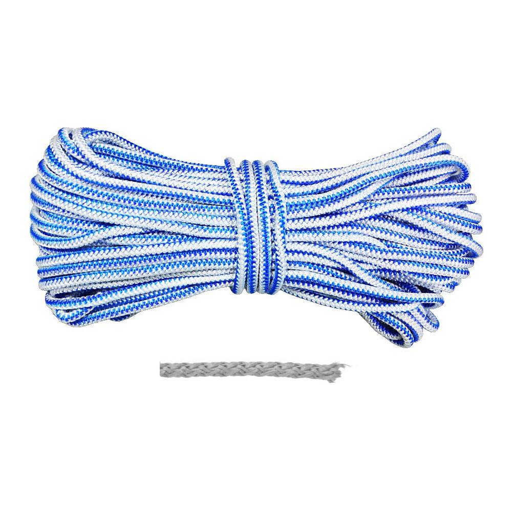 Шнур поліпропіленовий вязаний, d=6мм, 15м Україна | 69-623