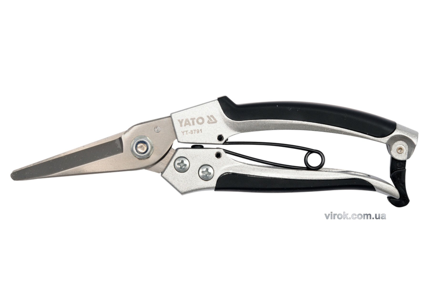 YATO Сікатор YATO : Нержавіюча сталь, алюміній, L= 200 мм, лезо M= 55 мм  | YT-8791