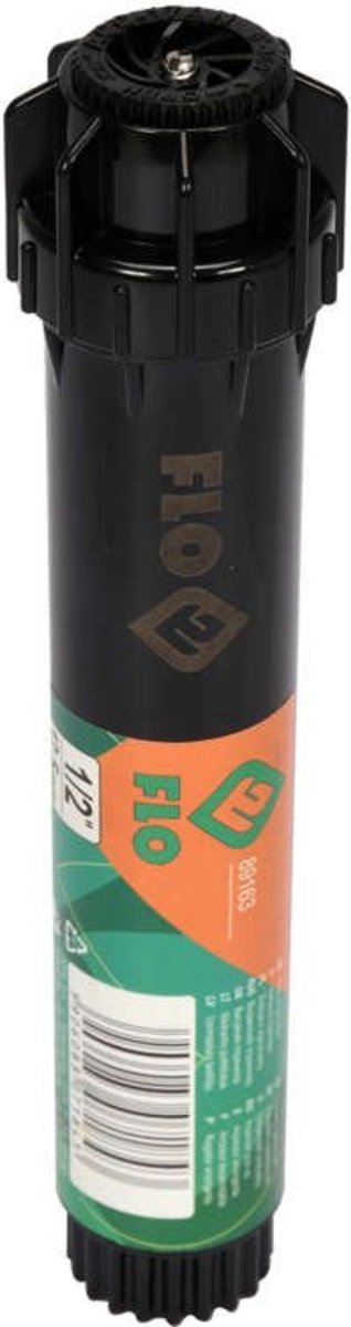 FLO Зрошувач висувний до шлангу 1/2", l= 18,4+ 10 см, кут зрошув.- 0-360°  | 89163
