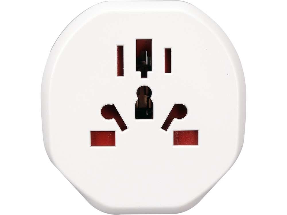 STHOR Розетка-адаптер електромережевий до 250 В, 10 А з універсальним гніздом і вилкою ЄВРО-стандарт